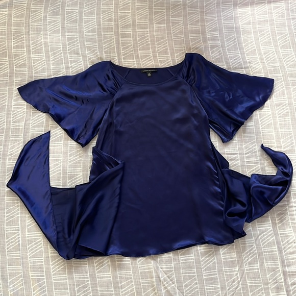 Stunning Jewel Toned Silk Blouse - Picture 2 of 8